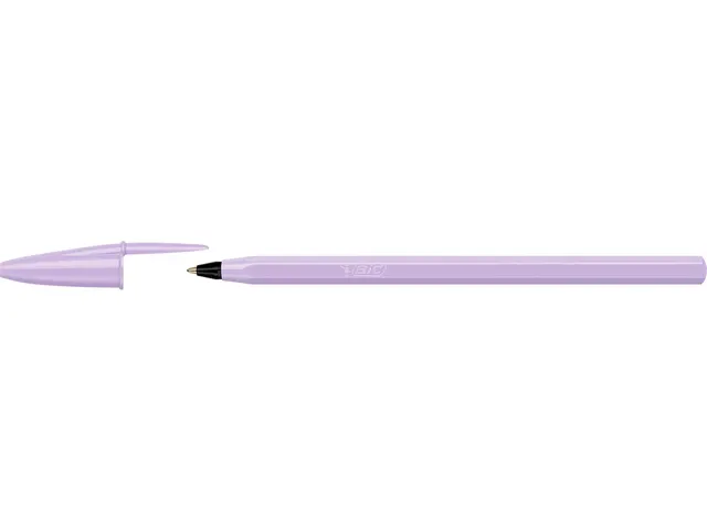 balpen Cristal Medium pastel doos van 20 stuks assorti