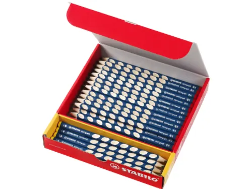 Potlood STABILO Easygraph grafiet 321 HB classpack 48 stuks