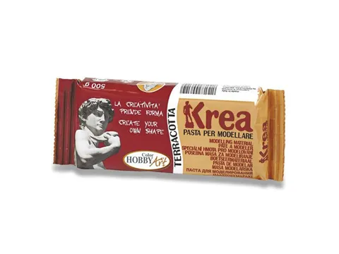 Pâte à modeler ToyColor Krea 500 grammes couleur terre cuite