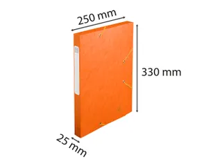 CARTOBOX glanskarton rug 25mm oranje - 9