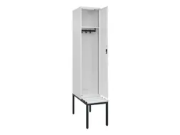 locker met bank,HxBxD 2120x400x815mm,1vak,vak B 400mm,cilinderslot