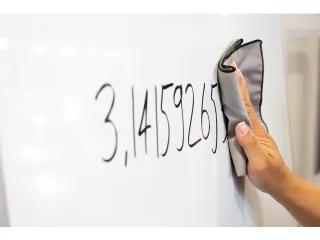 Reinigingsdoekje Kangaro voor whiteboards 30x30cm grijs magnetisch - 4