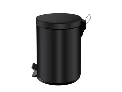 Pedaalemmer Vepa Bins 5 liter zwart