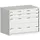 ladekast 800x1050x650mm 4laden zware lasten RAL7035 front RAL7035