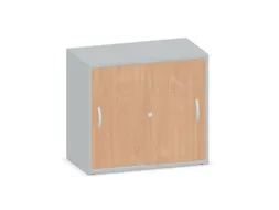 Schuifdeurkast 720x800x430mm Romp Lichtgrijs Decor Front Beuken