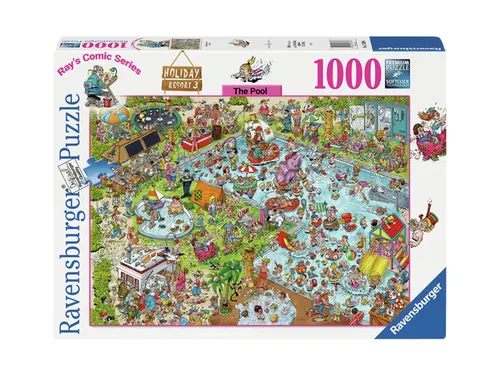 Puzzel Ravensburger Ray Comics The Pool deel 3 1000 stukjes