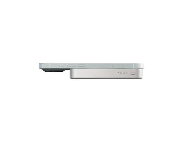 Slim Aluminium Powerbank Qi2 10.000 mAh Wit