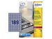 Inventaris etiketten Avery L6008-20 25.4x10mm Zilver 3780 stuks