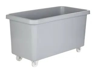Mobiele Opslagbak Hoekig Pe Hxbxd 737x1308x699mm 450 Liter Grijs - 1