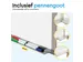 BRASQ Magnetisch Whiteboard 60x45cm Zilver met accessoire set