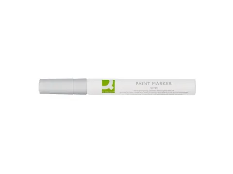 Q-CONNECT Paintmarker op oliebasis ronde punt 2-3mm Zilver