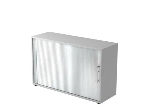 jaloeziedeurkast,HxBxD 748x1200x400mm,1xhouten vloer,2 OH,romp grijs