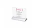 Porte-carte menu IEZZY A5 paysage socle alu