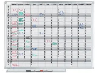 Planbord Legamaster professional jaarplanner horizontaal 90x120cm - 1