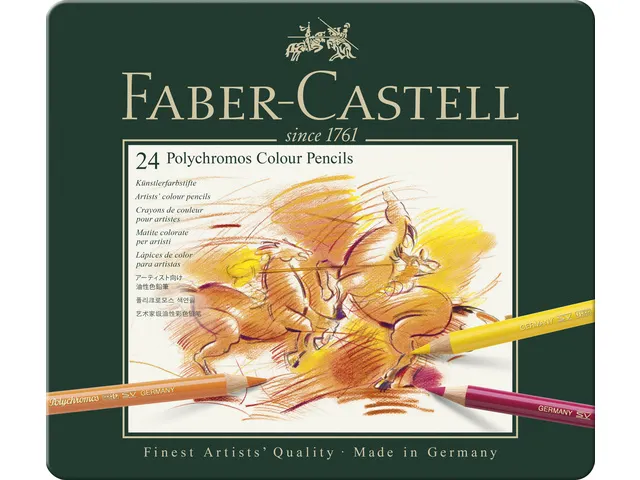 Polychromos Kleurpotloden Etui 24 Stuks