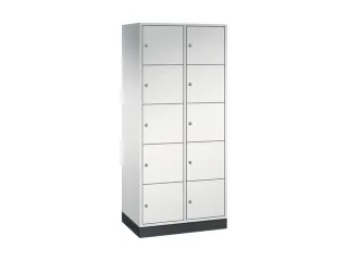 grootvolume-lockersysteem,RAL 7035,HxBxD 1950x820x500mm,2x5vakken - 2