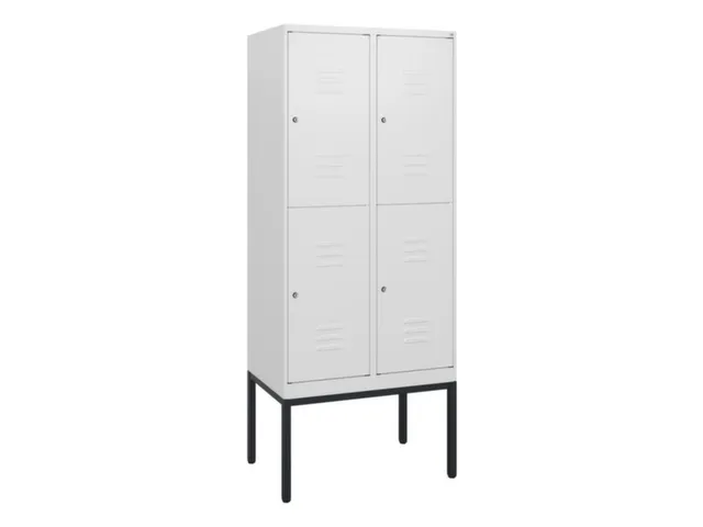 dubbeldekse locker,HxBxD 1950x800x500mm,2x2vak.,vak B 400mm