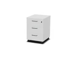 mobiel ladeblok,HxBxD 600x430x480mm,3lade(n),m. beugelgreep,Bl-wit