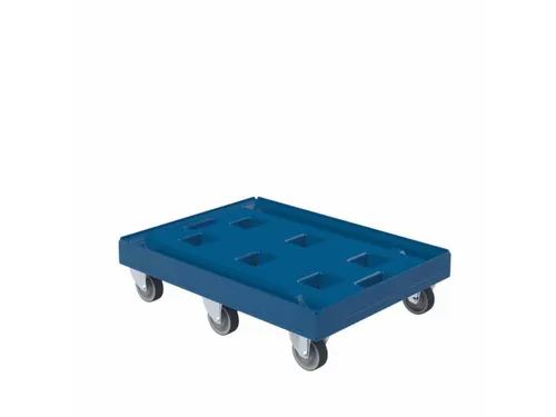 dolly,draagverm. 500kg,laadvl. LxB 814x612mm,platform doorbroken