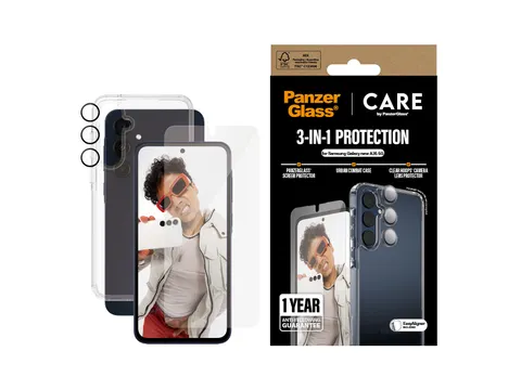 PanzerGlass | CARE by Flagship 3-in-1 Bundle Samsung Galaxy A36