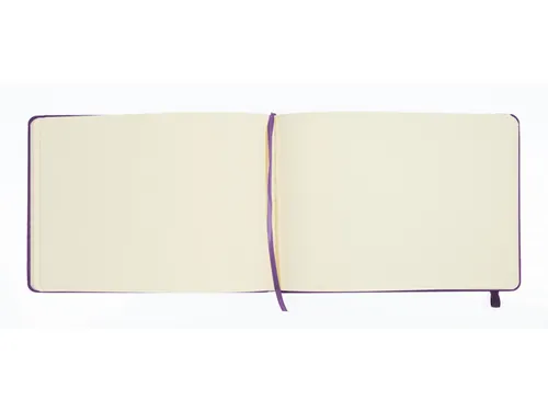 Schetsboek Kangaro A5 landscape purple heart PU HC 80 vel 140gr roomwi