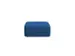 Poefmodule Rocada Volga-G 100x42x92cm rugloos blauw