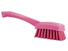 Afwasborstel Korte Steel Roze Hard