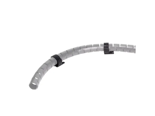 Clip de fixation Addit pour range-câbles Ø15/25mm noir 5 pièces