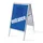 Stoepbord A1 complete set met print "ENTRANCE" Blauw
