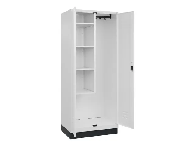 schoonmaakkast HxBxD 1950x800x500mm links 4vakken