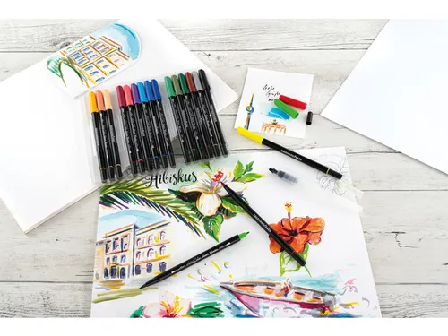 Sketch marker Eberhard Faber 18 stuks assorti kleuren