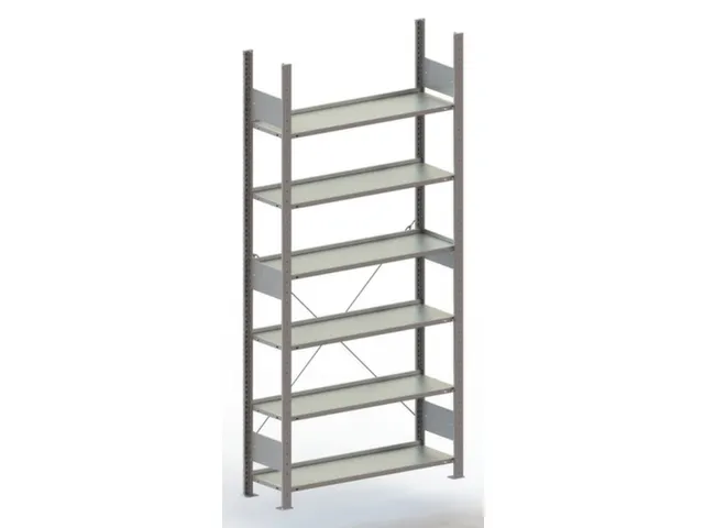 Rayonnage de bureau sans boulons départ HxlxP 1850x1056x336mm 6tablet