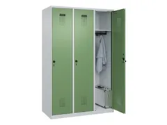 locker,HxBxD 1850x1200x500mm,3vak,vak B 400mm,draaigrendel