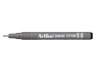 Fineliner Artline technisch 0.6mm zwart - 1