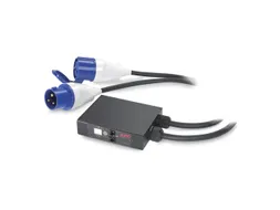 In-line stroommeter, 32A, 230V, IEC309-32A, 2P+G