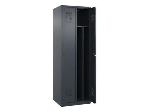 locker voor scheiding van kleding,HxBxD 1850x600x500mm,2vak