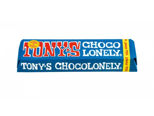 Chocolade Tony's Chocolonely reep 50gr puur