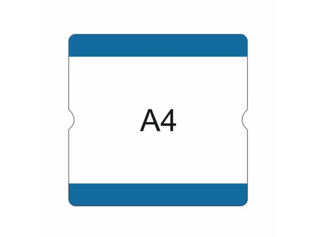 beschrijfbare hoes,markering HxB 302x290mm,PVC,blauw