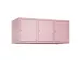 opzetkast,v. locker,3vak.,vak B 400mm,HxBxD 500x1200x500mm