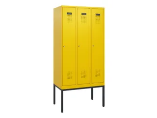 schoollocker,HxBxD 1950x900x500mm,3vak,vak B 300mm,cil.-slot - 2