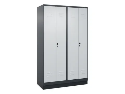 PBM-locker,HxBxD 1950x1200x500mm,4vak,vak B 300mm,draaigrendel