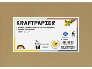 Kraftpapier Folia A5 120gr 100 vel - 1