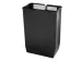 Binnenbak 30 Liter Zwart Kunststof End Step Rubbermaid