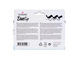 Duotip marker Ecoline basis set 6 kleuren - 5