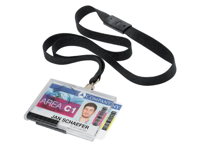 Badge Durable 8921 Pushbox Duo 54x87mm