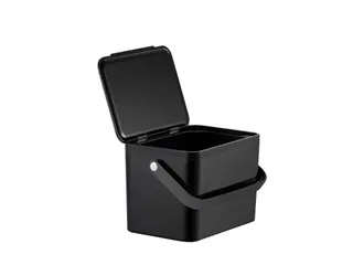 Afvalbak Deco Food Waste Caddy 4 Liter Zwart - 2