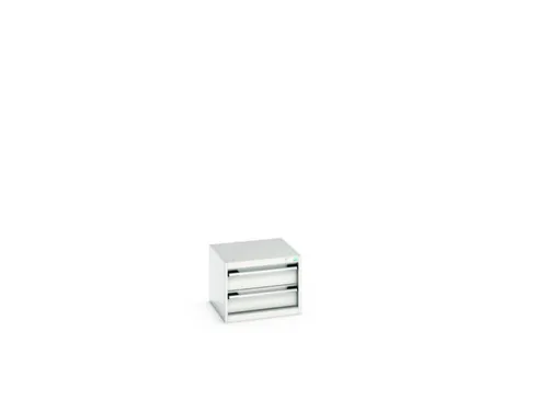 ladekast HxBxD 250x525x525mm 2laden RAL7035