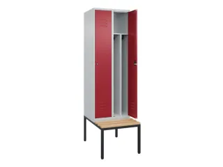 locker voor scheiding van kleding,HxBxD 2120x600x815mm,2vak - 2
