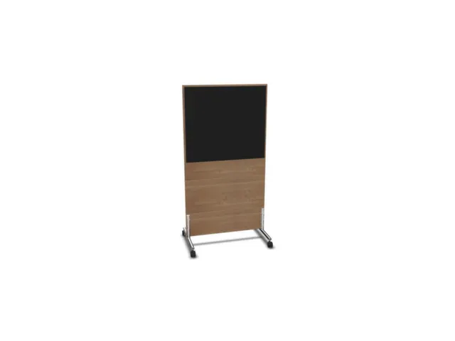 scheidingswand,HxB 1545x800mm,NT-cherry,BN8033-zwart