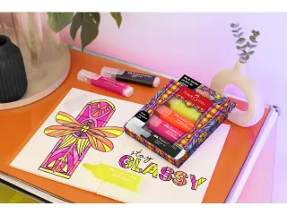 Faber-Castell markeerstift Glassy set á 4 markers - 2